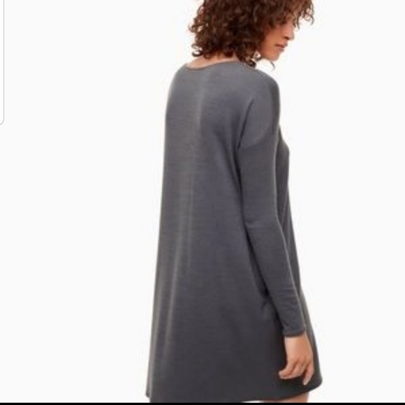 *2 for 40* Aritzia Wilfred Free Gail Dress in grey - Picture 2 of 12